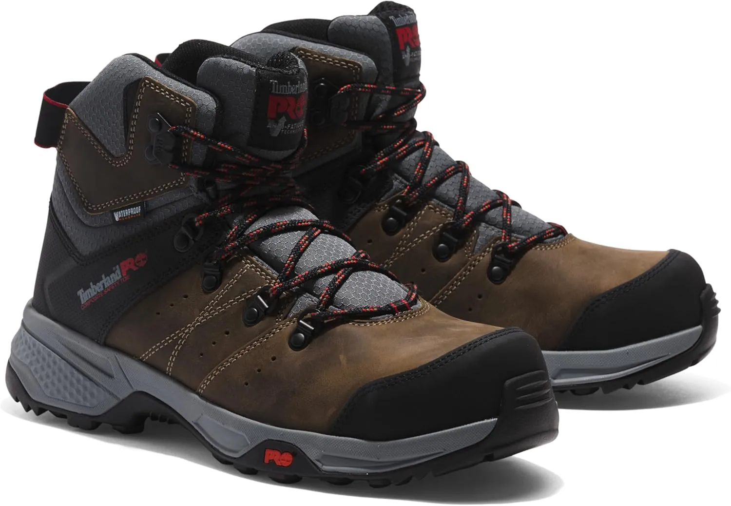 Timberland PRO Men's Switchback 6 Inch Composite Safety Toe Waterproof Industrial Hiker Work Boot