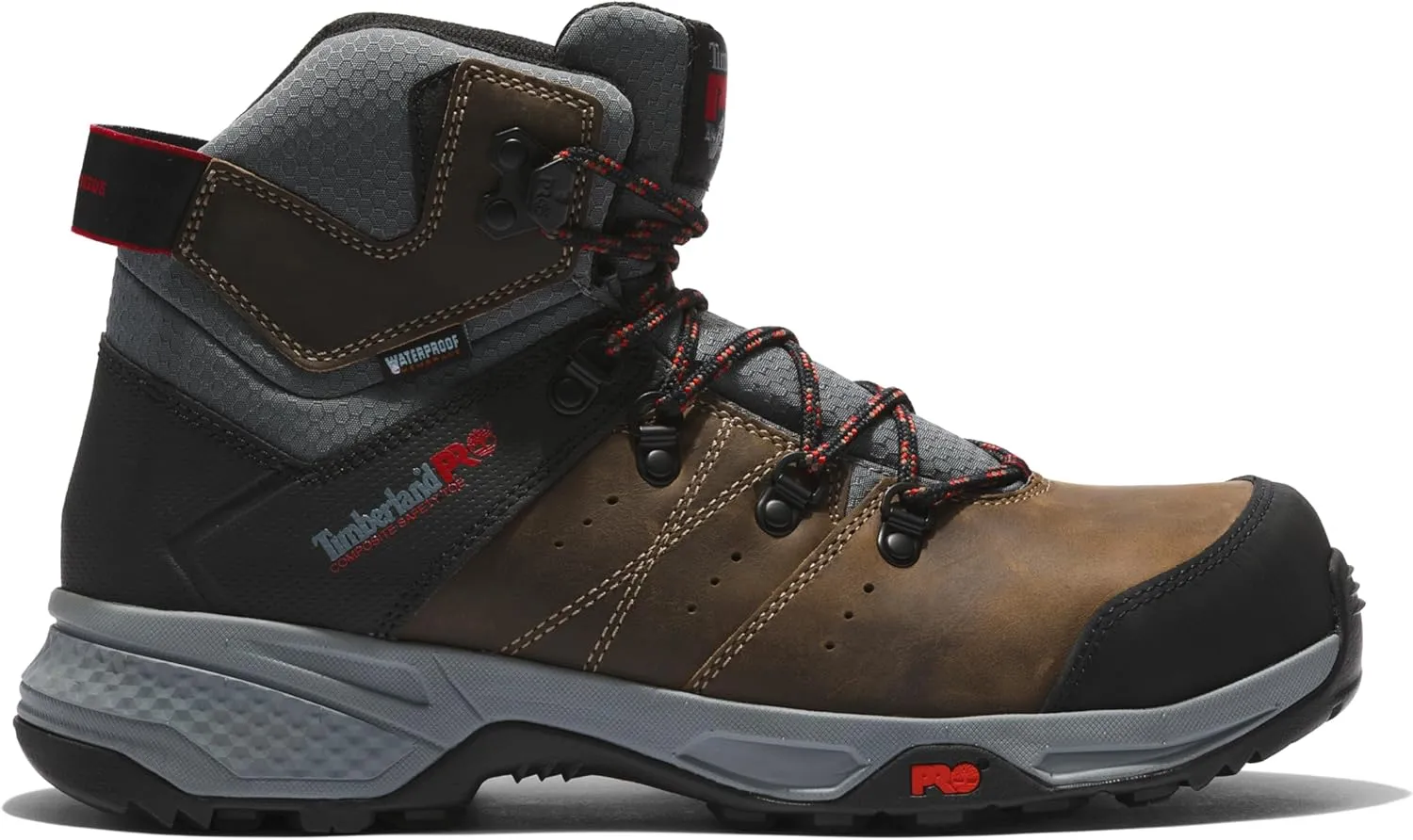 Timberland PRO Men's Switchback 6 Inch Composite Safety Toe Waterproof Industrial Hiker Work Boot