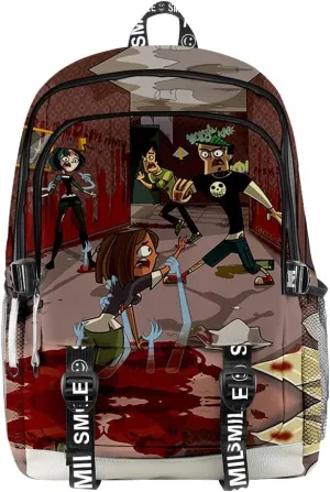 Total Drama Backpack Oxford Cloth Travel Bag High Capacity Unisex TV Series Fashion Laptop Bag (KA08006,One size)