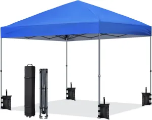 Totority Instant Tent Canopy 3x3m Sun Shelter Waterproof Windproof Outdoor Tent for Beach Camping