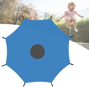 Trampoline Shade Cover for 6/8/10/12/14/16ft Trampoline, Sun-Protection Rainproof Trampoline Tent Cover Outdoor Trampoline Top Cover Canopy, Lightweight Durable Oxford Fabric
