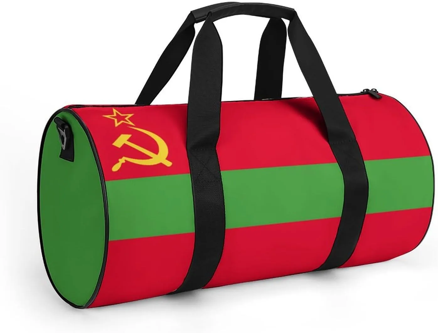 Transnistria Flag Sports Duffel Bag for Men Women Gym Bag with Wet Pocket Weekender