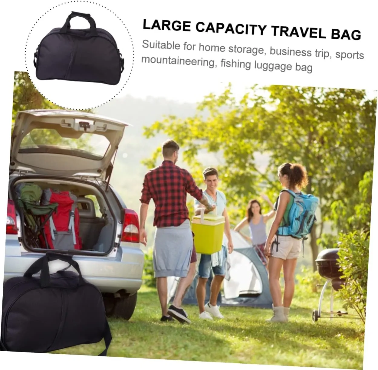 Travel Bag 1 Pc Large Capacity Sports Travel Luggage Bag Sling Bag for Women Gym Bag Duffel Bags for Traveling Waterproof Outdoor Bag High Capacity Red Tote Bag Miss Oxford Cloth