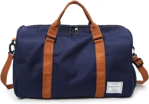 Travel Duffel Bags Travel Bag Large Capacity Men Hand Luggage Travel Duffle Bags Weekend Bags Women Multifunctional Travel Bags(Blue)