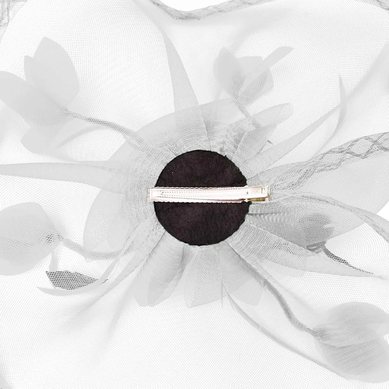 TS Fascinators Hat Mesh Floral Feather Fascinator Headband for Wedding Cocktail Tea Party or Special Occasion