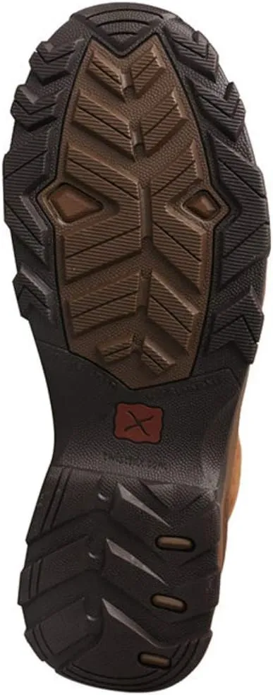 Twisted X Men Hiking Boot - Work Hiker Boots Crafted with Full-Grain Leather Upper, Three-Quarter Length Composite Insole, Compression EVA Midsole, and Rubber Outsole