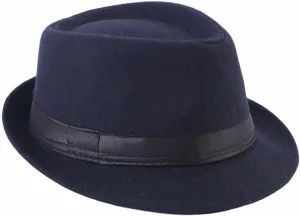 Unisex Trilby Fedora Hat 1920s Panama Hat Manhattan Gatsby Hat with Band Derby Hat Jazz Cap