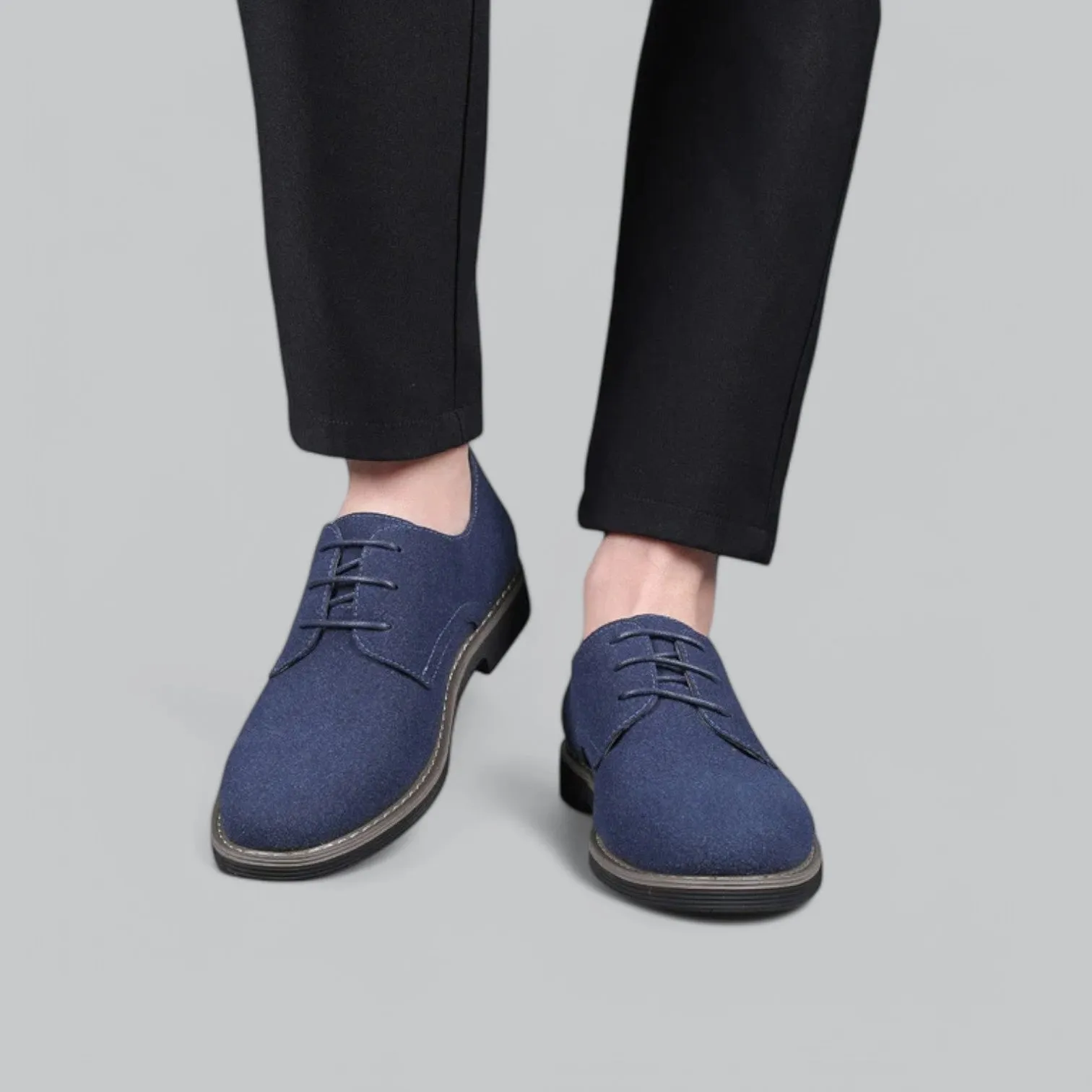 Valenti | Derby Suede Leather Oxford Business Shoe Laced Loafer