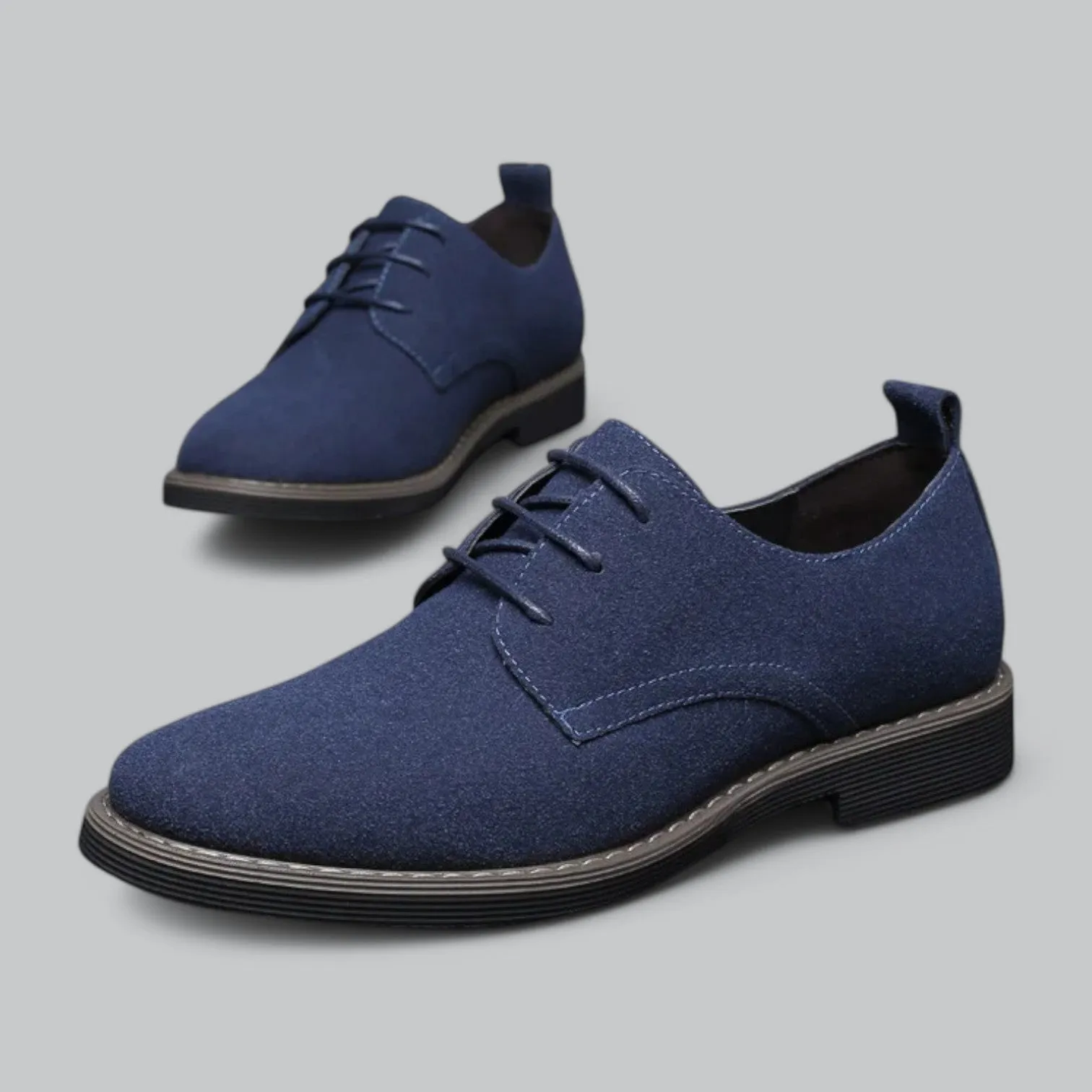 Valenti | Derby Suede Leather Oxford Business Shoe Laced Loafer