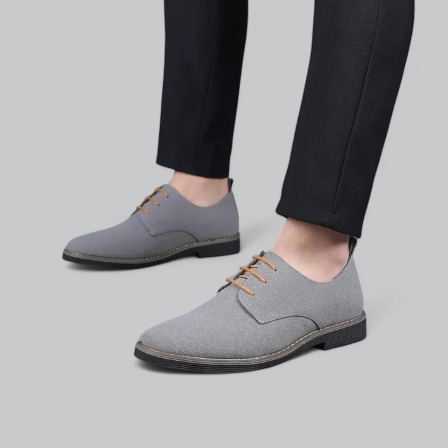 Valenti | Derby Suede Leather Oxford Business Shoe Laced Loafer