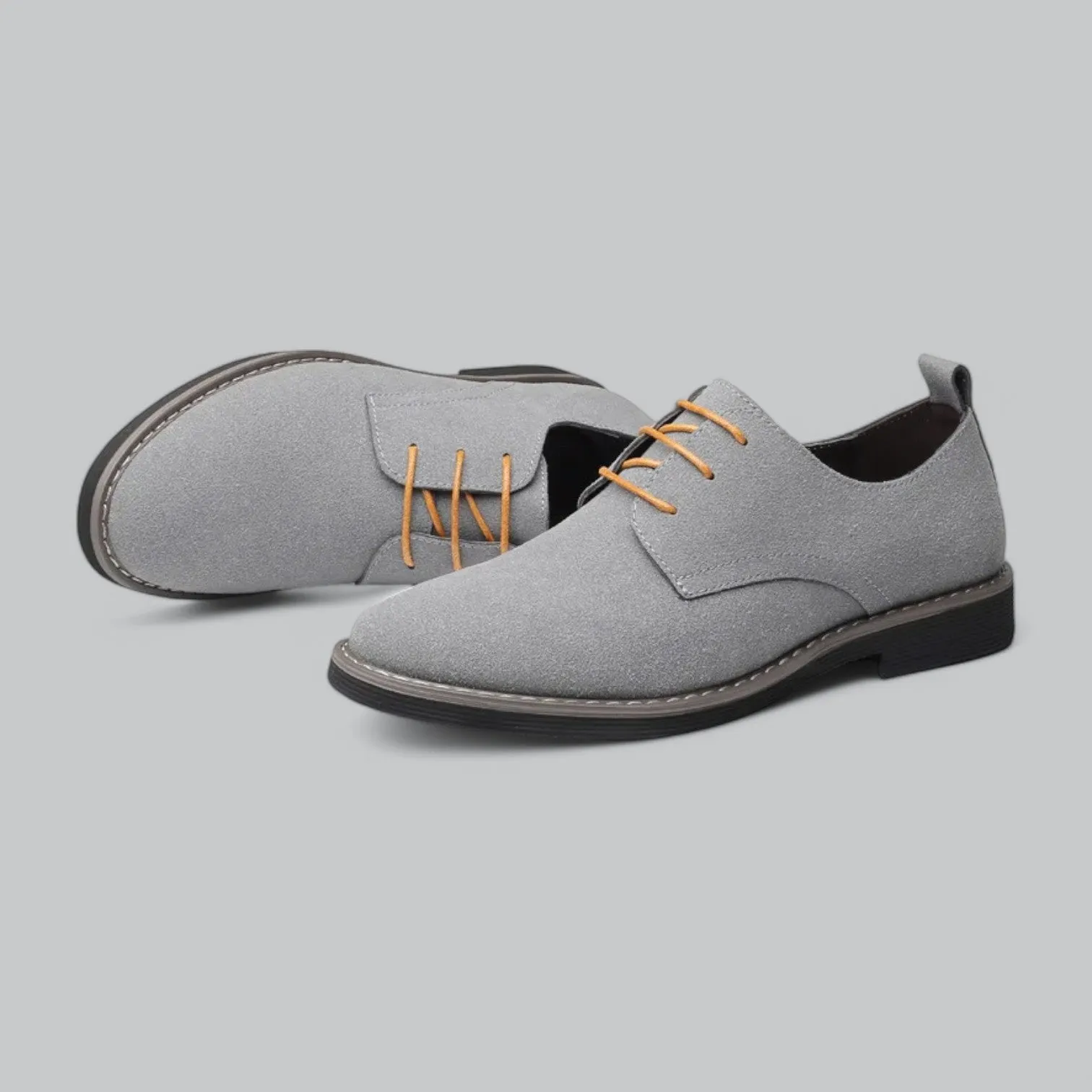 Valenti | Derby Suede Leather Oxford Business Shoe Laced Loafer