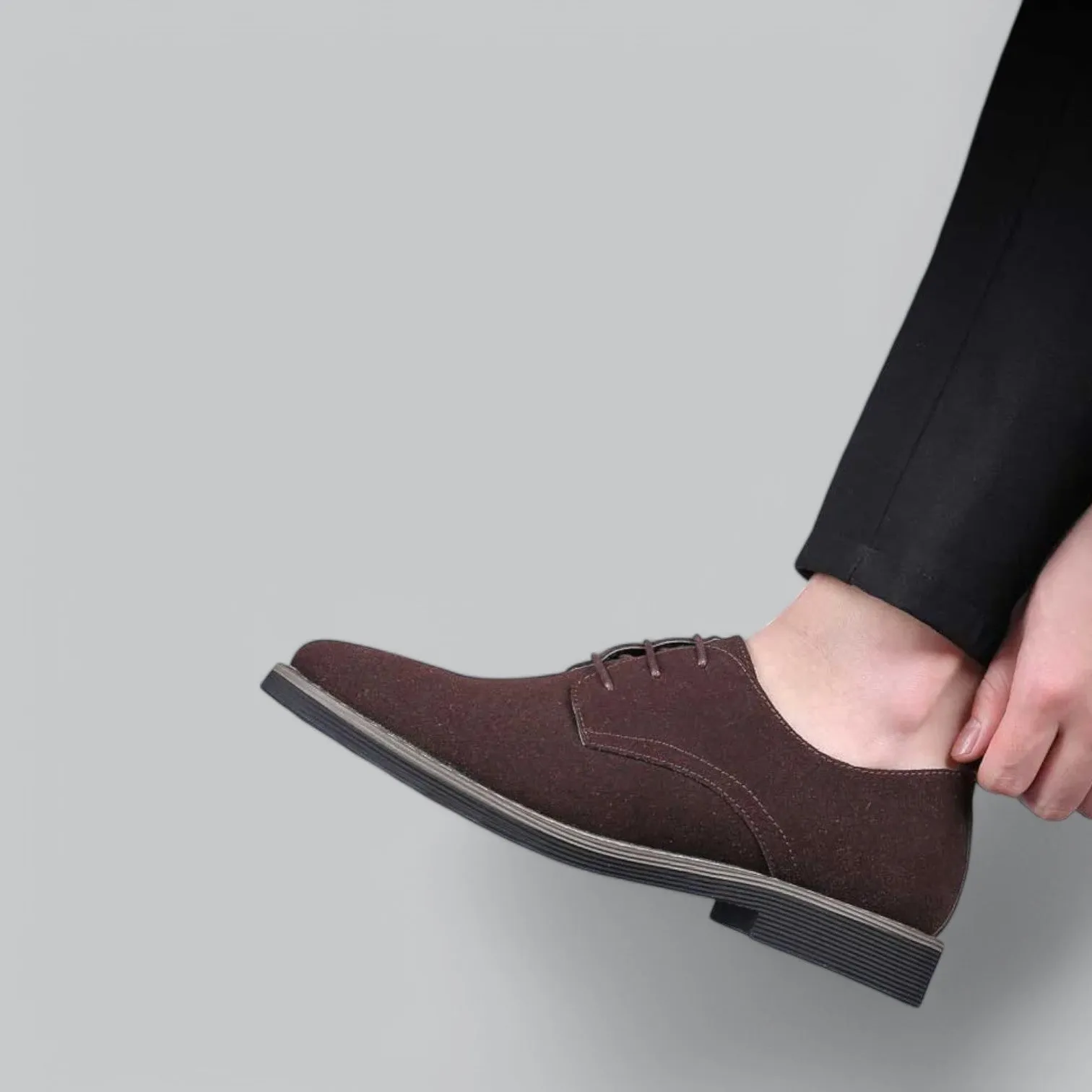 Valenti | Derby Suede Leather Oxford Business Shoe Laced Loafer