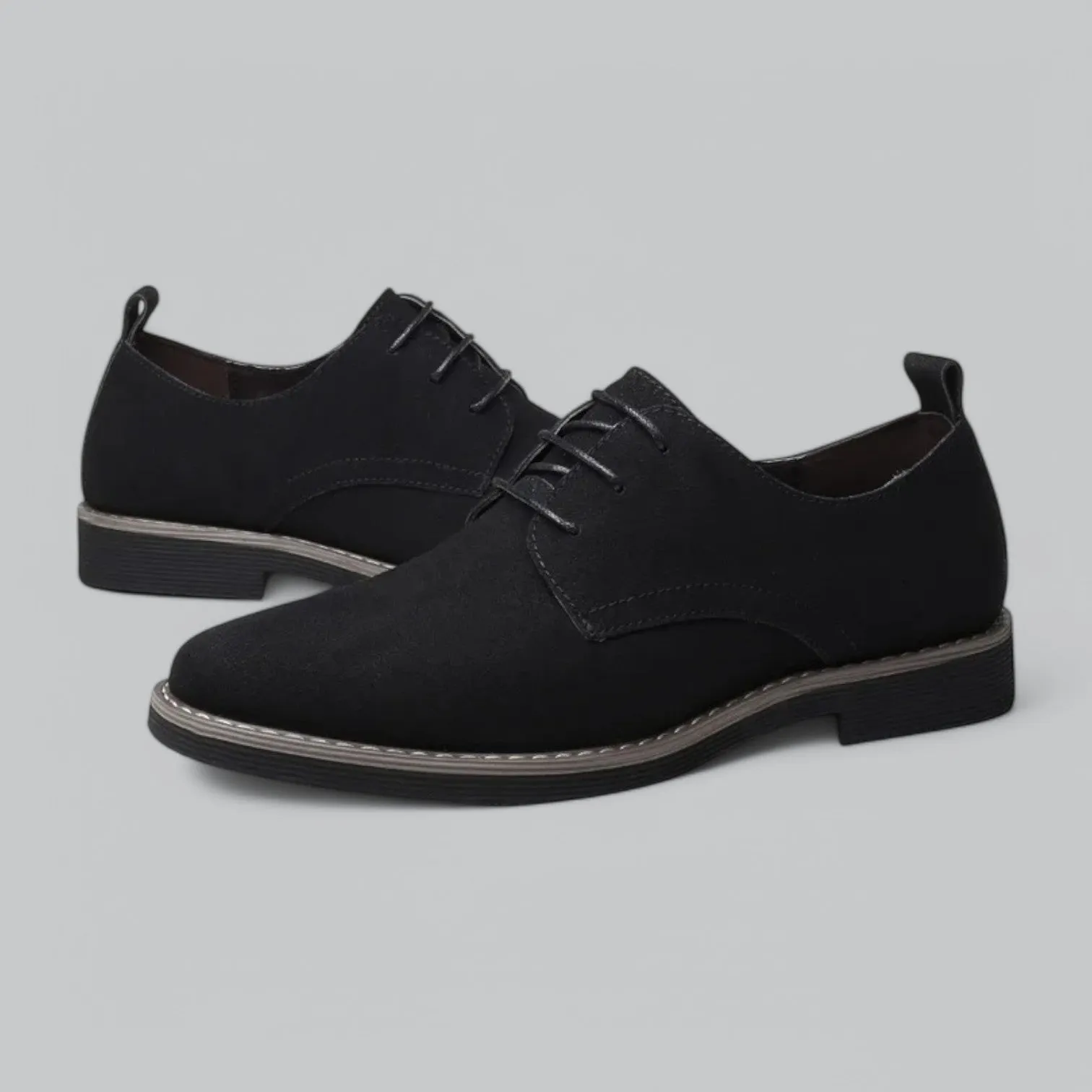 Valenti | Derby Suede Leather Oxford Business Shoe Laced Loafer