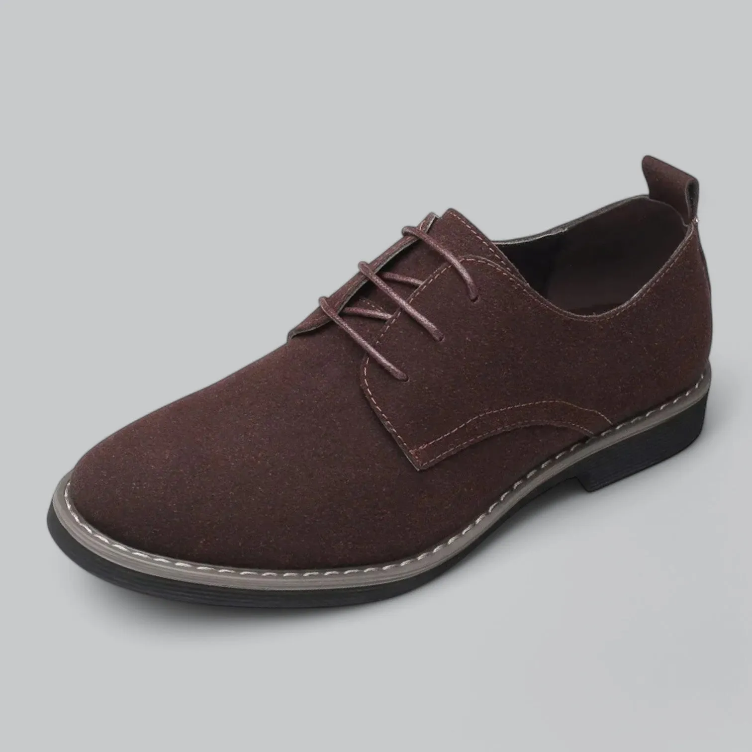 Valenti | Derby Suede Leather Oxford Business Shoe Laced Loafer