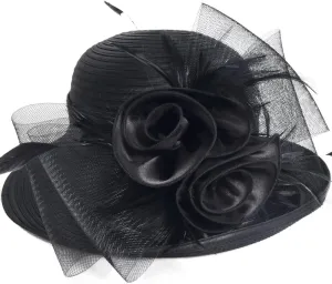VECRY Womens Tea Party Church Baptism Wedding Derby Dressy Hat