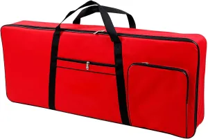 Vilihkc 61 Key Keyboard Gig Bag Case,Portable Durable Keyboard Piano Waterproof 600D Oxford Cloth with 10mm Cotton Padded Case Gig Bag 40"x16"x6"