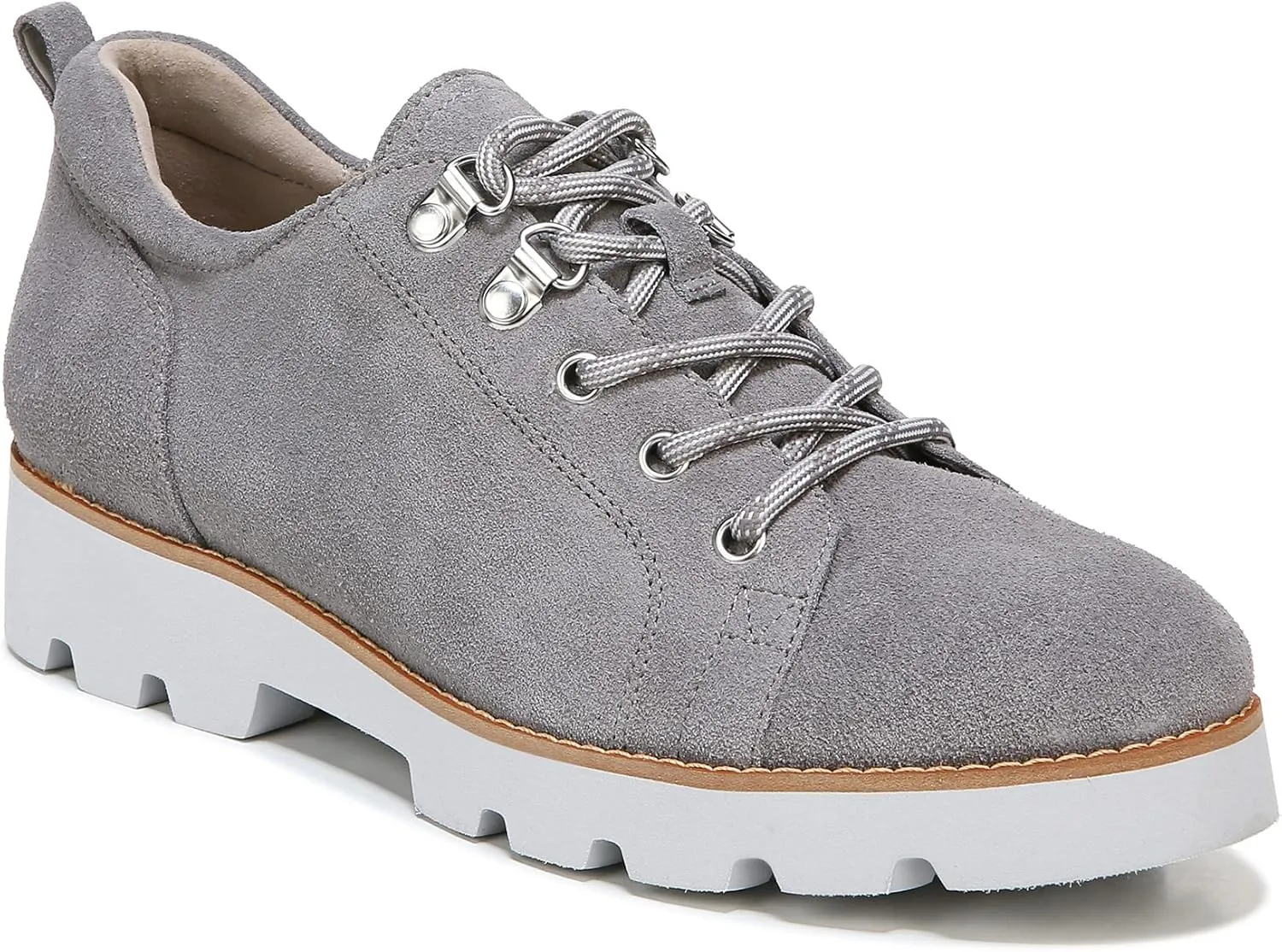 Vionic Women's Charm Ballari Oxford Lace Up Loafers- Supportive Casual Shoes with Concealed Orthotic Arch Support that Include Three-Zone Comfort with Orthotic Insole Arch Support, Medium and Wide Fit