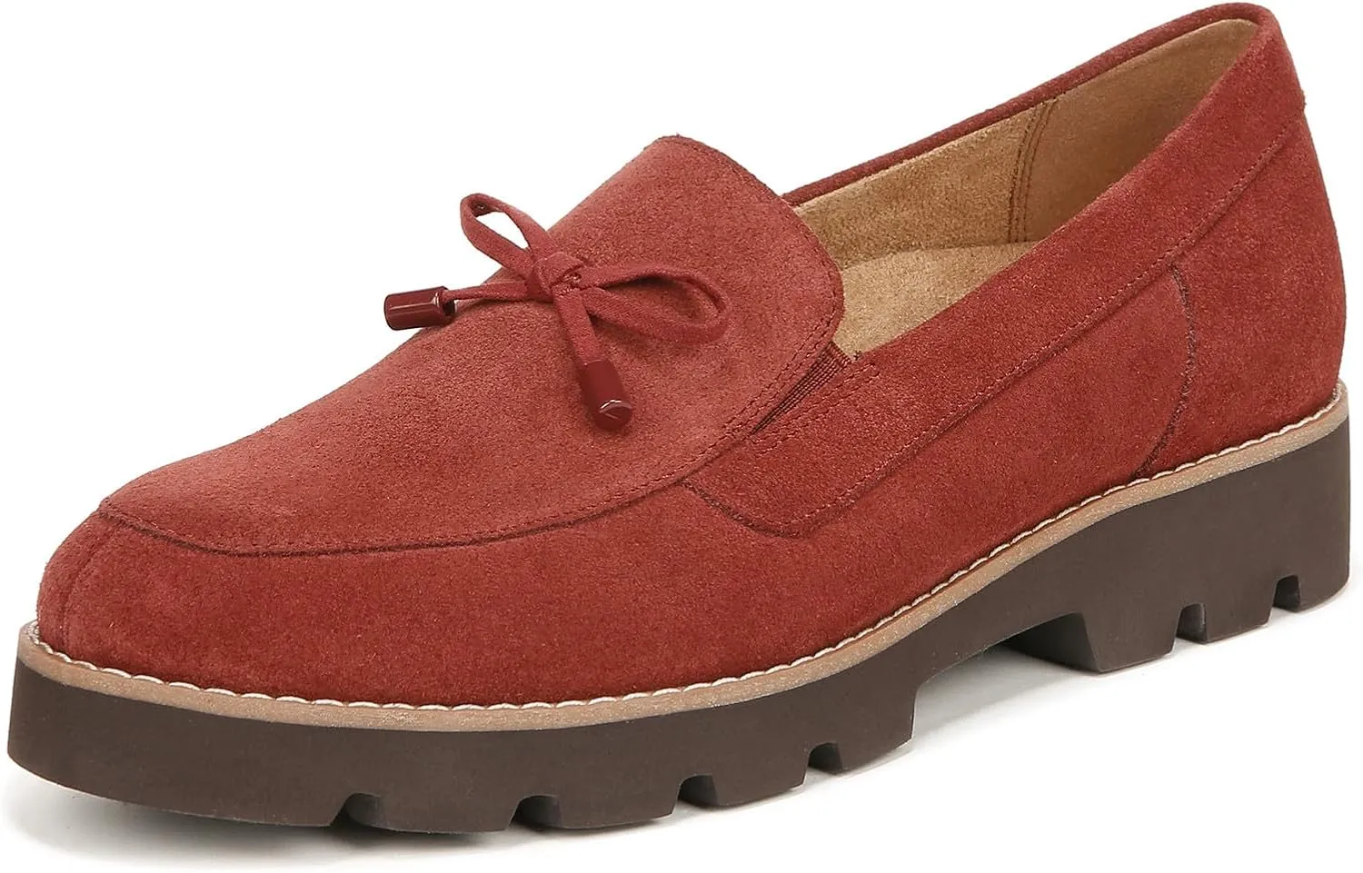 Vionic Women’s Loafer Charm Finley Comfort Lace Up- Supportive Walking Shoes That Include VIO Motion Technology Orthotic Insole with Built-in Arch Support, Helps Heel Pain, Medium and Wide Fit