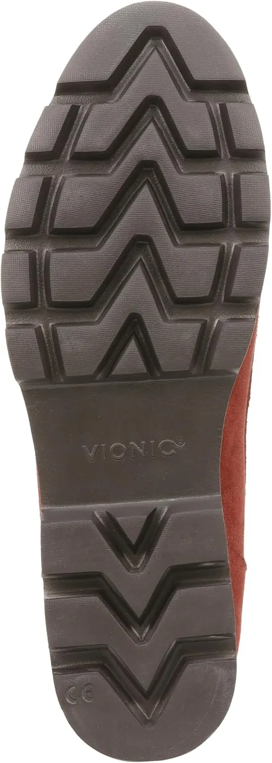 Vionic Women’s Loafer Charm Finley Comfort Lace Up- Supportive Walking Shoes That Include VIO Motion Technology Orthotic Insole with Built-in Arch Support, Helps Heel Pain, Medium and Wide Fit