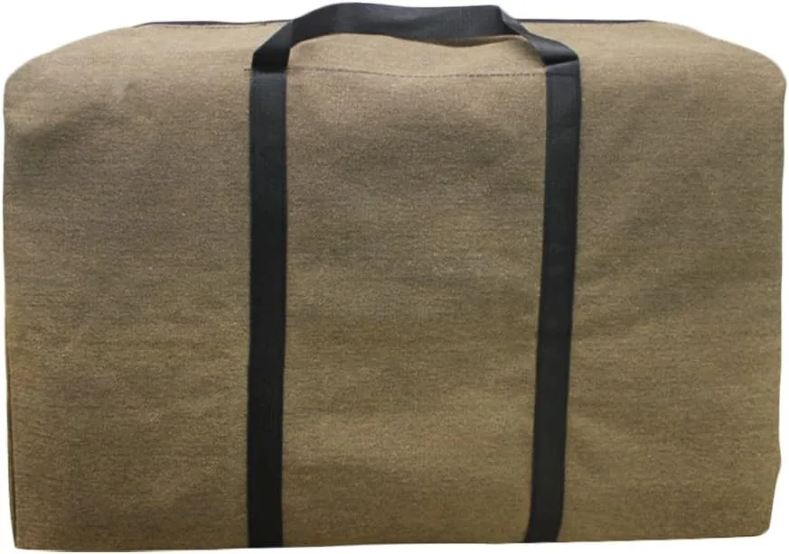 Waterproof Durable Oxford Extra Large Quilt Blanket Comforter Organizer Pillow Case Closet Wardrobe Garment Storage Case Duffel Bag Household Foldable Zipper Travel Luggage Laundry Holder 2 Handles