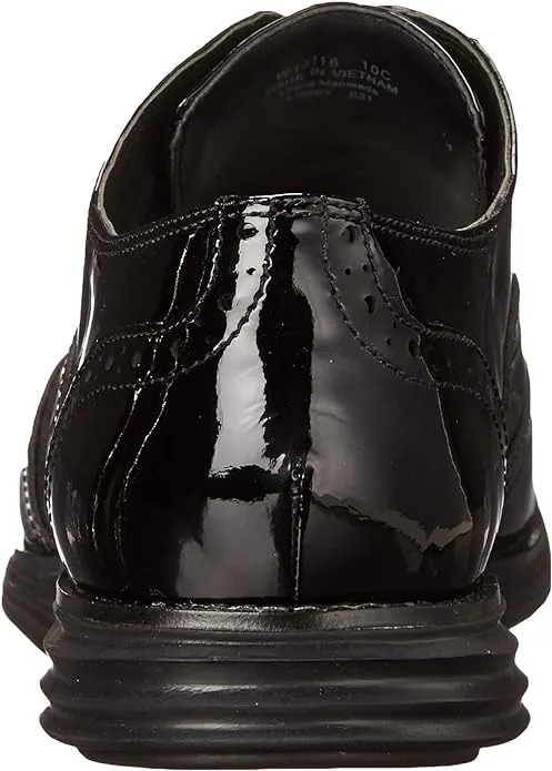 Waterproof II Limited edition Oxford Exclusive Wingtip ORIGINALGRAND Black Haan Leather/Black Cole Patent