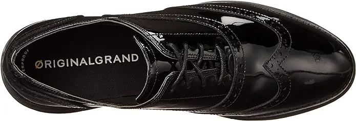 Waterproof II Limited edition Oxford Exclusive Wingtip ORIGINALGRAND Black Haan Leather/Black Cole Patent