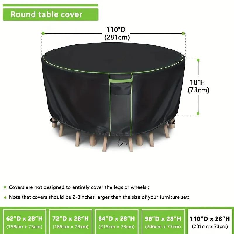 Waterproof Outdoor Dining Set All Weather Protection
