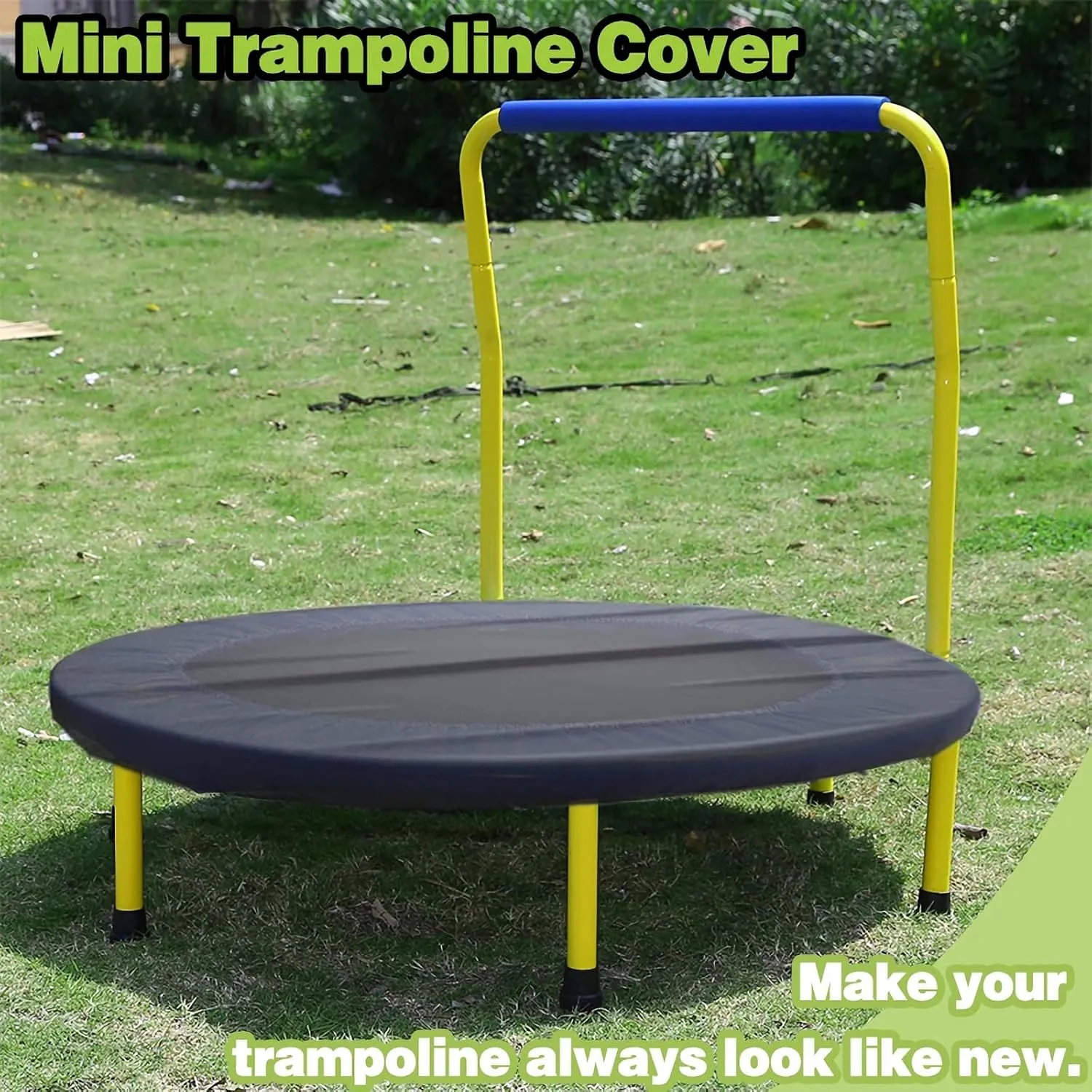Waterproof Trampoline Cover for Mini, Fitness, Toddler/Adults Indoor/Outdoor/Garden Rebounder - Not Spring Cover