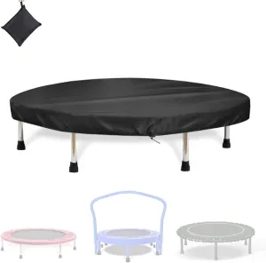 Waterproof Trampoline Cover for Mini, Fitness, Toddler/Adults Indoor/Outdoor/Garden Rebounder - Not Spring Cover