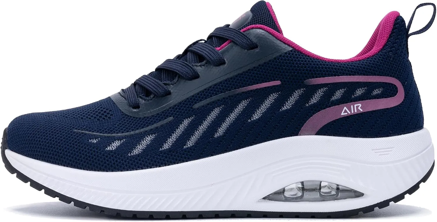 Women Arch Support Walking Shoes,Orthotic Non Slip Air Sneakers Comfort Working Shoes for Foot Pain Relief
