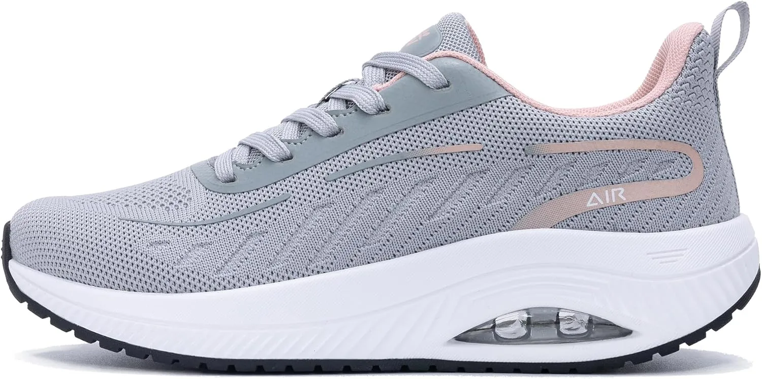 Women Arch Support Walking Shoes,Orthotic Non Slip Air Sneakers Comfort Working Shoes for Foot Pain Relief