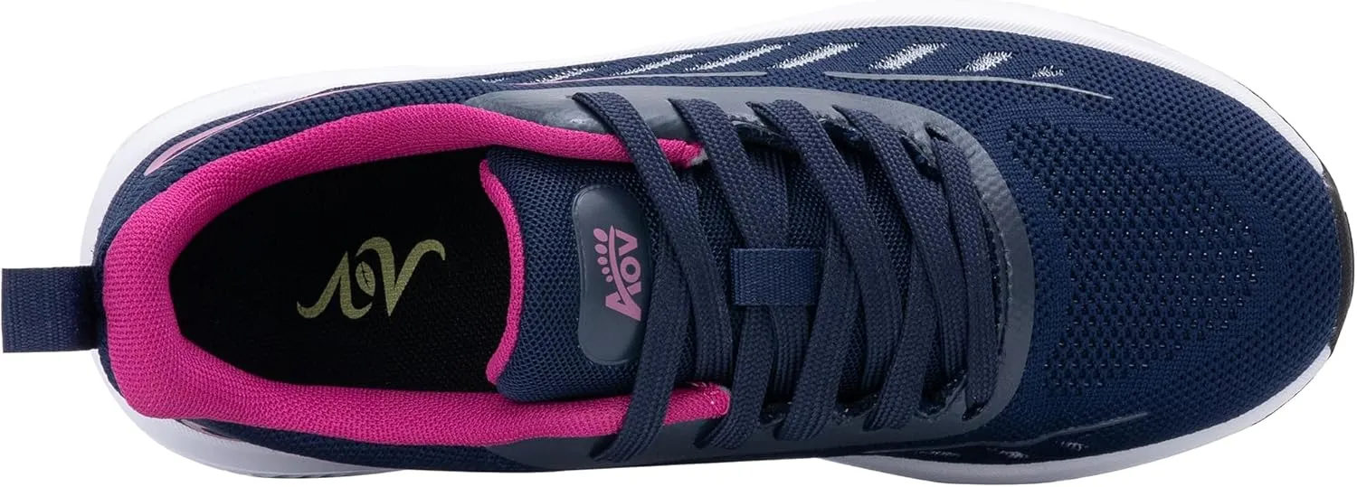 Women Arch Support Walking Shoes,Orthotic Non Slip Air Sneakers Comfort Working Shoes for Foot Pain Relief
