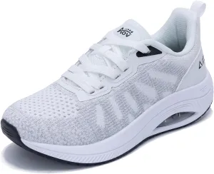 Women Arch Support Walking Shoes,Orthotic Non Slip Air Sneakers Comfort Working Shoes for Foot Pain Relief