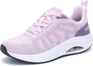 Women Arch Support Walking Shoes,Orthotic Non Slip Air Sneakers Comfort Working Shoes for Foot Pain Relief