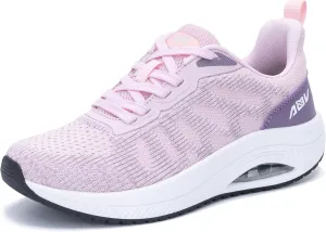 Women Arch Support Walking Shoes,Orthotic Non Slip Sneakers Comfort Working Shoes for Foot Pain Relief