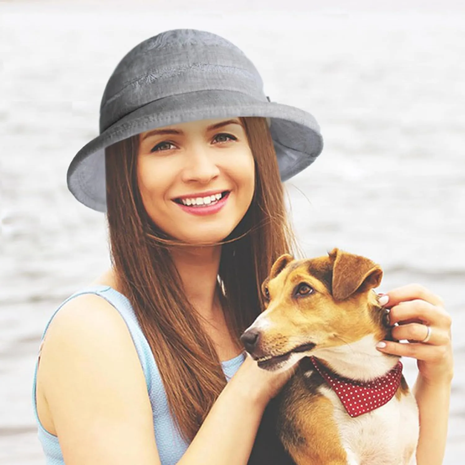 Women's Foldable Floral Bucket Hat Wide Brim Derby Church Wedding Fascinators Cloche Bowler Sun Hat