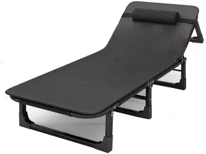 XPSSJMU Portable Foldable Cot for Adults with Mattress - 30 Extra Wide Camping Cot Supports 350 Lbs - Includes Pillow, Eye Mask, Cotton Pad - Perfect for Outdoor Camp, Beach, Office Nap