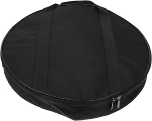 Yardwe 1Pc Cross Body Cymbal Protective Bag Single Gong Carrying Case for Instruments Durable Storage for Drum Accessories Black