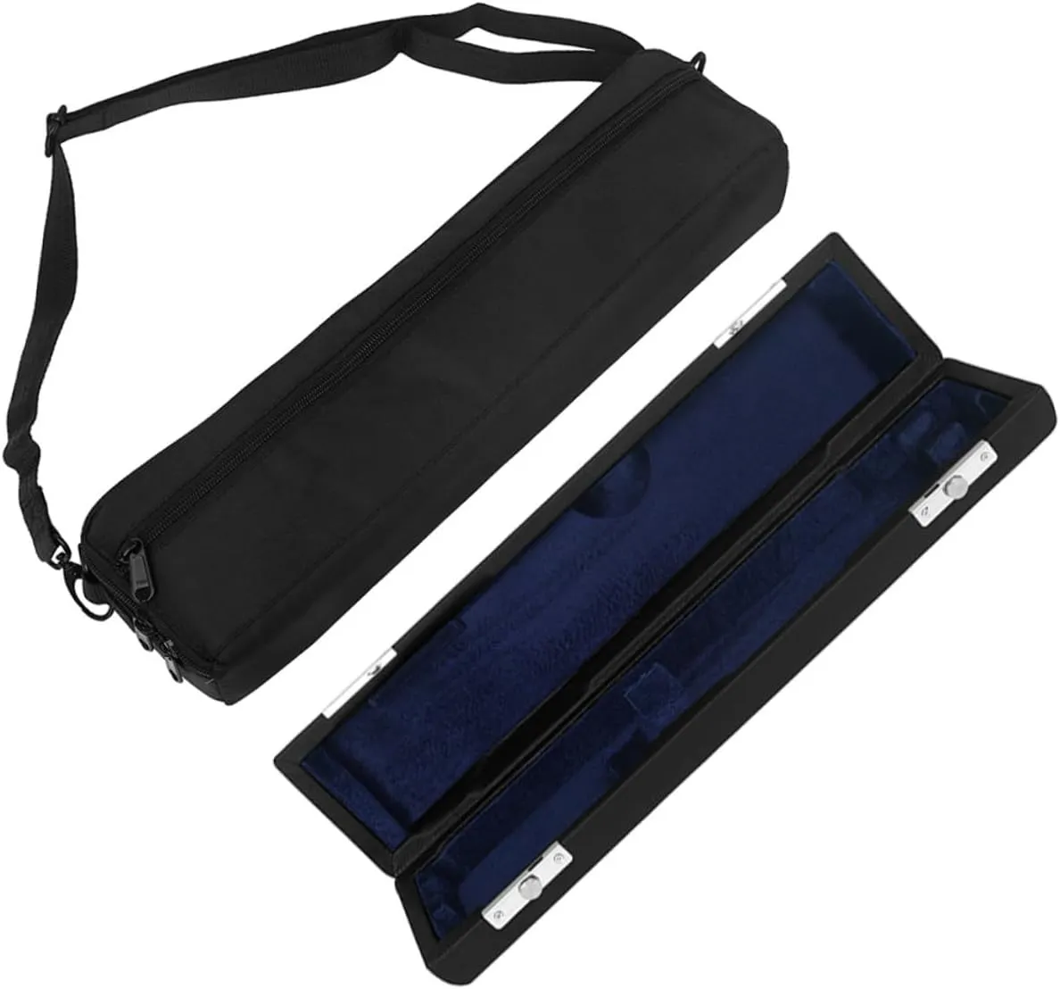 Yardwe 1Set Flute Carrying Case Lightweight Flute Storage Bag with Adjustable Shoulder Strap for Flute Protection and Tidy Organization