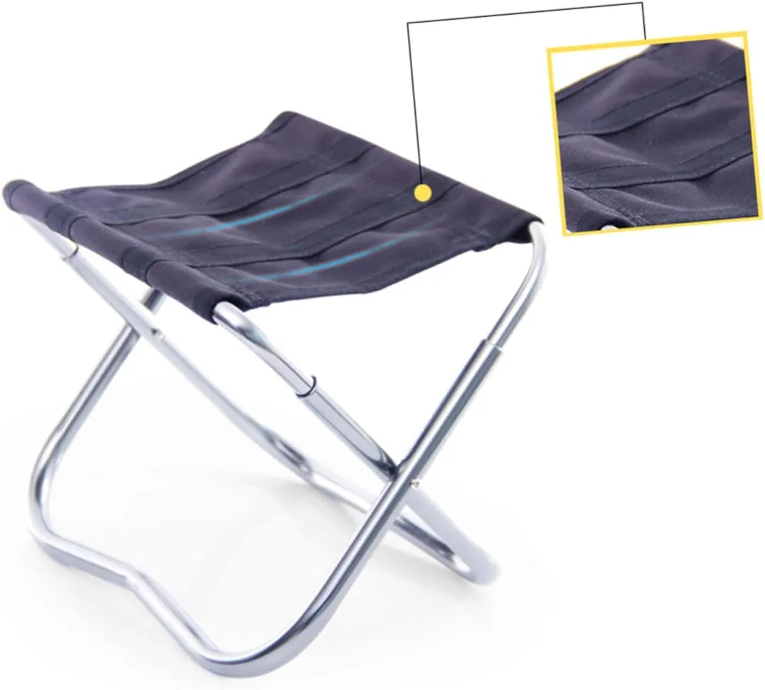 Yardwe Folding Camping Stool Tanning Chair Outdoor Stool Picnic Oxford Fabric