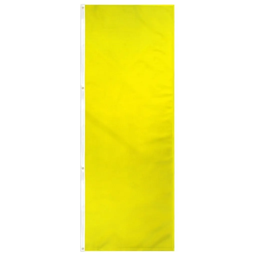 Yellow Solid Color 3x8ft DuraFlag Banner