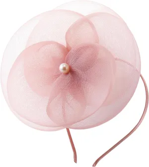 Zeyune Fascinators Hats for Women Tea Party Elegant Headband Derby Hats with Hair Clip for Wedding Bride Party