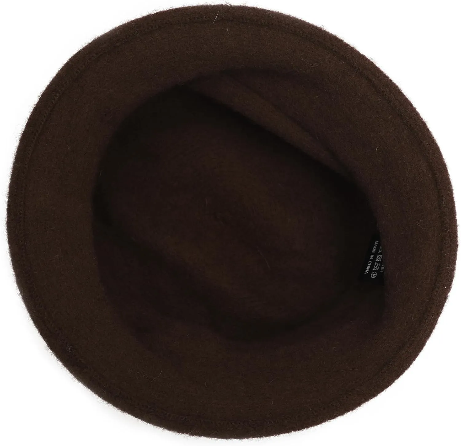ZLYC Women Wool Cloche Bucket Hat 1920s Vintage Dress Winter Hats with Flower Accent