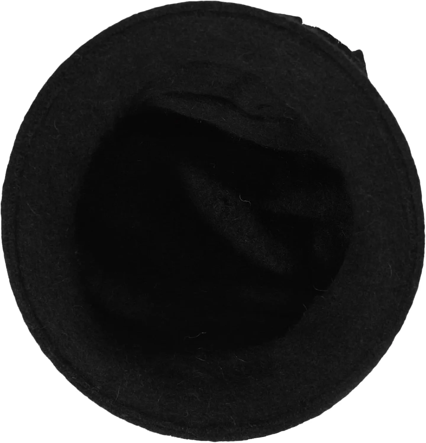 ZLYC Women Wool Cloche Bucket Hat 1920s Vintage Dress Winter Hats with Flower Accent